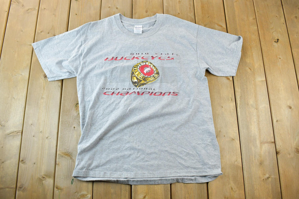 Vintage 2002 Ohio State University Buckeyes Champions Collegiate T-Shirt