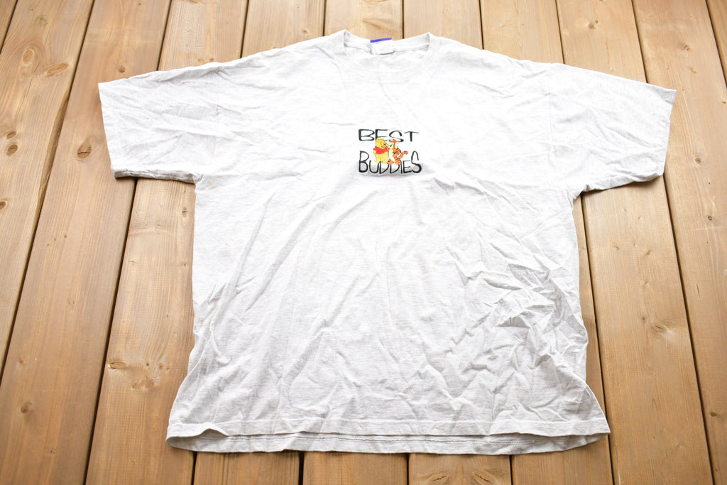 Vintage 1990s Winnie The Pooh Tigger Best Buddies Graphic T-Shirt