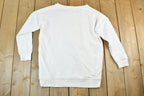 Y2K Crocker White Crew Neck Sweater
