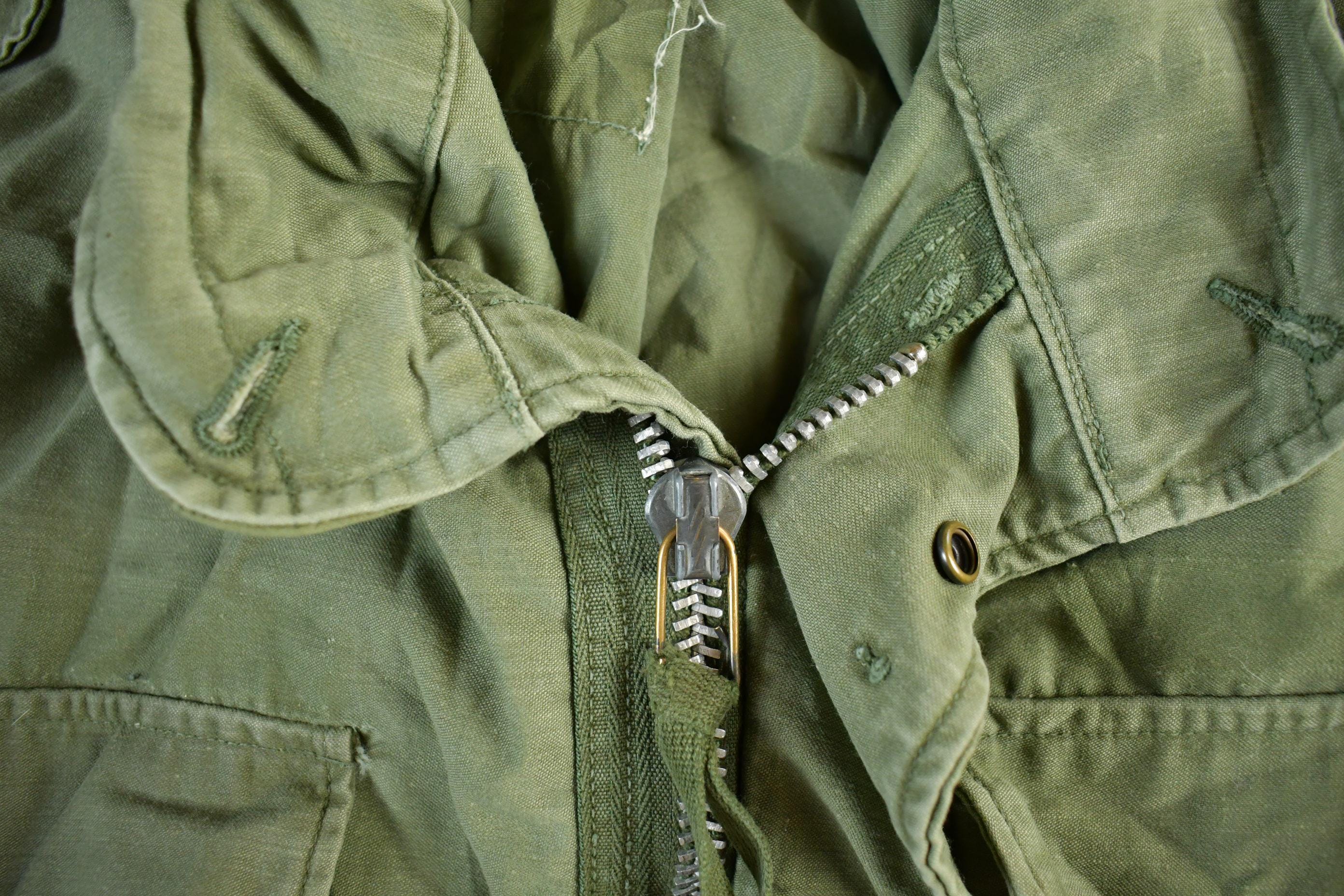 Vintage 1960s Military Field Coat Men's Large