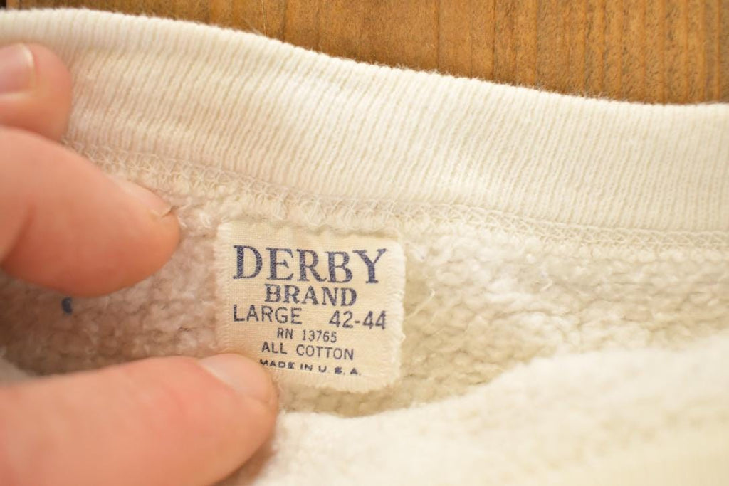 Vintage 1990s Derby Brand Sleeveless Blank Crewneck Sweatshirt Men's M