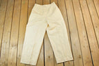 Vintage 1990s Tan Pleated Pants