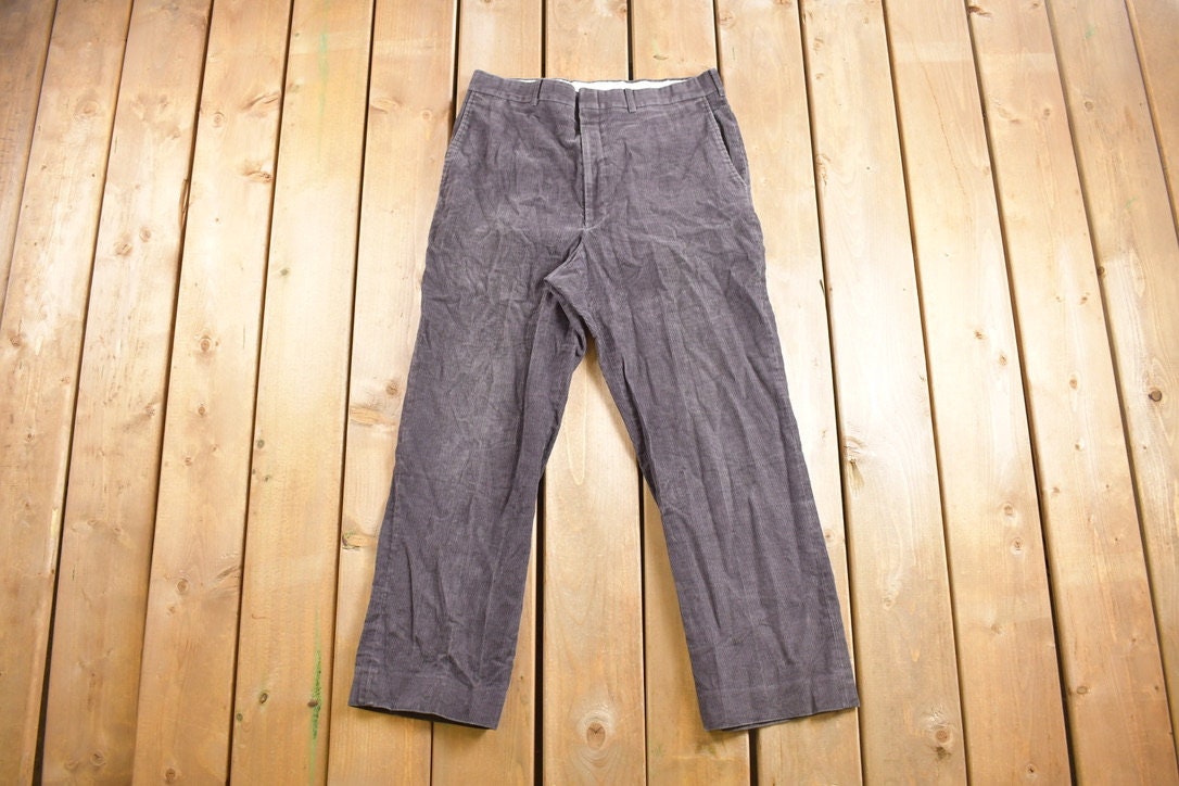 Vintage 1990s Corduroy Pants Size 33 x 27.5 / American Vintage / Streetwear Fashion / Vintage Pants / True Vintage / Casual Pants / Cords