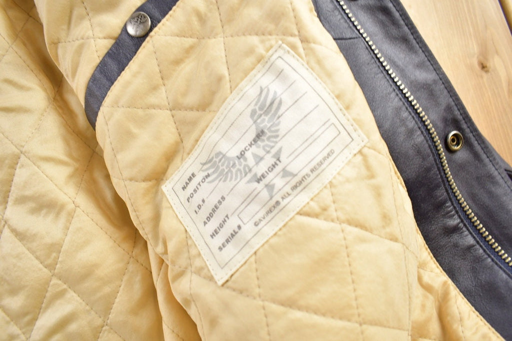Vintage Y2K Avirex Leather Varsity Jacket