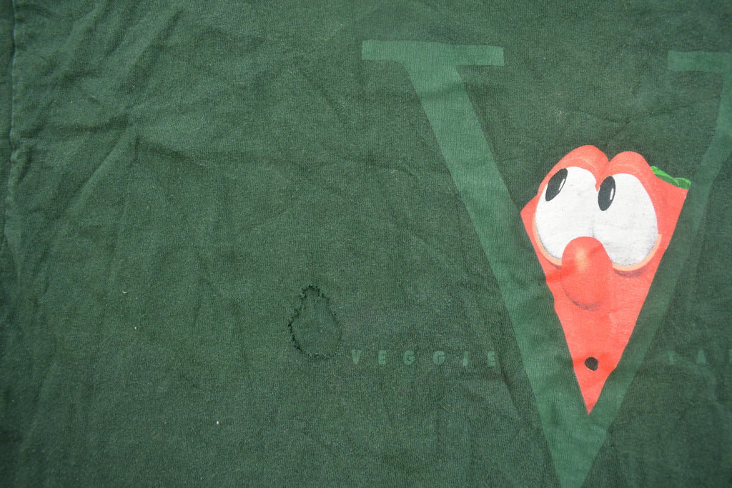 Vintage 2002 Veggie Tales Graphic T Shirt