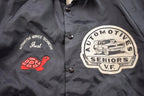 Vintage 1990s Embroidered Don Allerson Athletic Senior Automotives Windbreaker Jacket  Light Jacket  Vintage Windbreaker  Patchhwork
