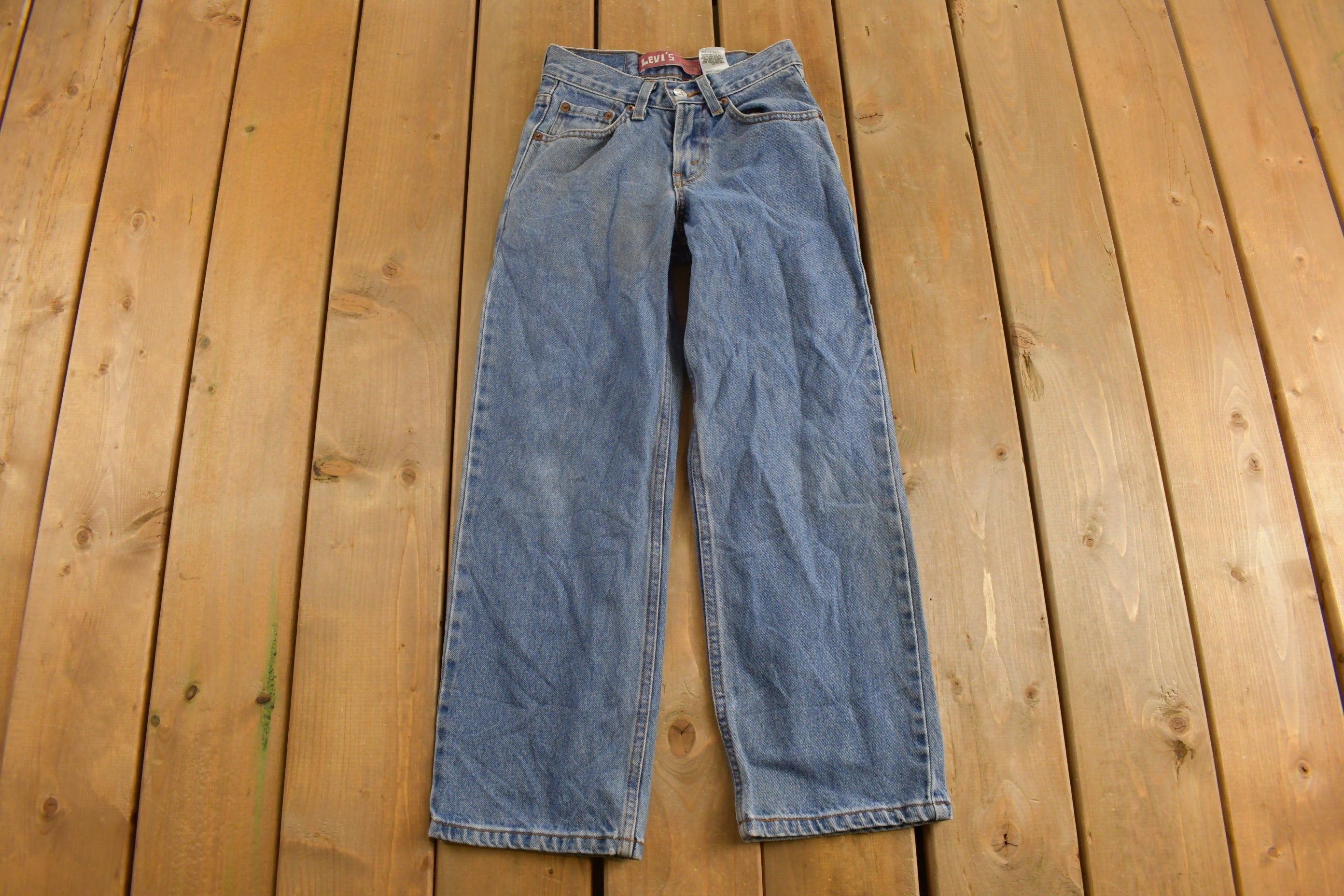 Vintage 1990s Youth Levi's 550s Jeans Size 24 x 24.5