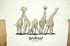 Vintage 1993 Rainforest Café Giraffe Graphic T-Shirt