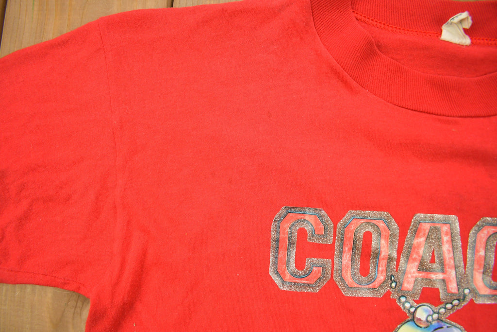 Vintage 1980 Coach White Graphic T Shirt
