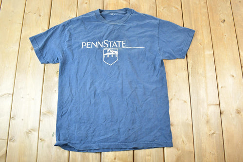 Vintage 1990s Penn State University Collegiate T-Shirt Mens L / Made IN USA / NCAA Tee / Americana / Pennsylvania State Sportswear
