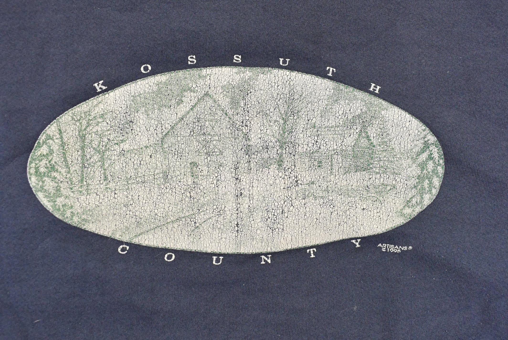 Vintage 1995 Kossuth County Souvenir Crewneck Sweatshirt Men's 2XL