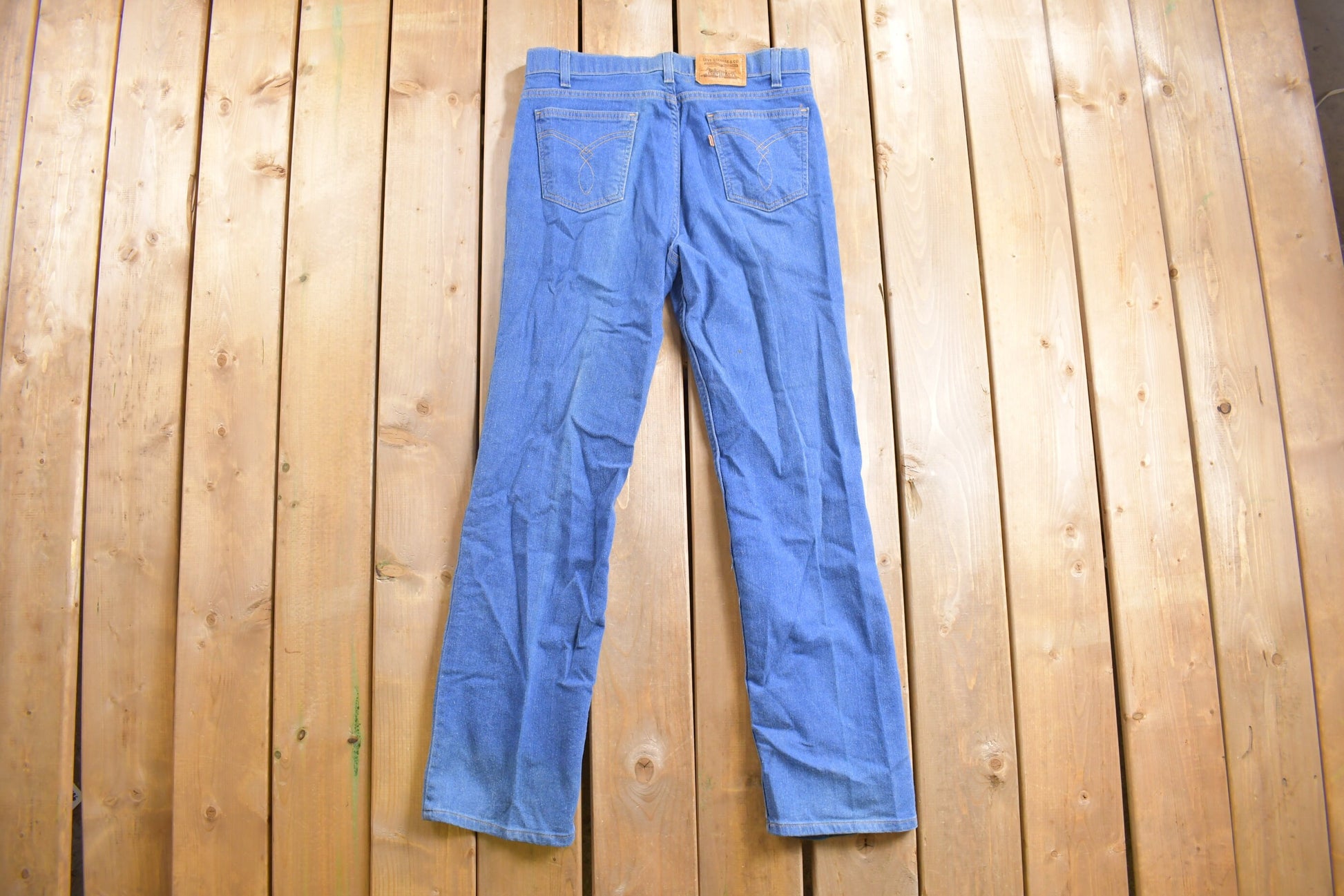 Vintage 1980s Levi's Brown Tab Action Jeans Denim Jeans Size 32 x 31