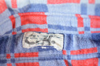 Vintage 1970s Plaid Button Up Shirt Mens L