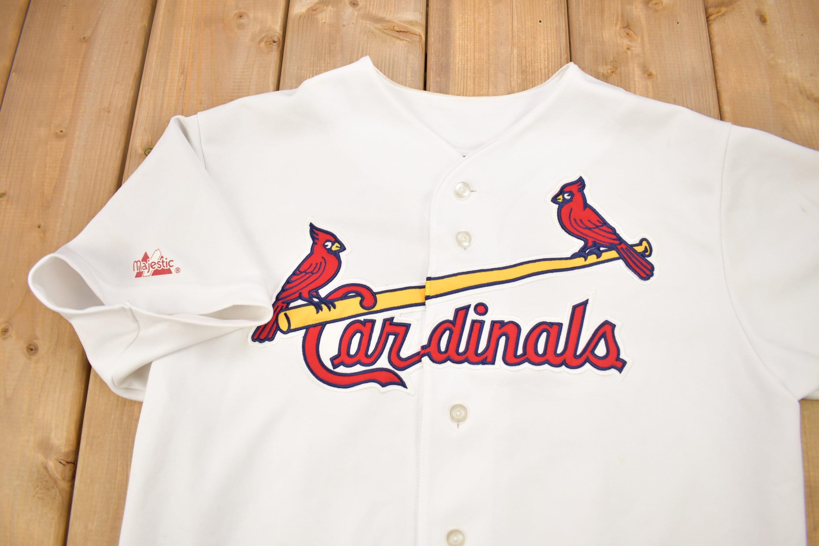 Vintage 1990s Mark McGwire St Louis Cardinals MLB Majestic Jersey