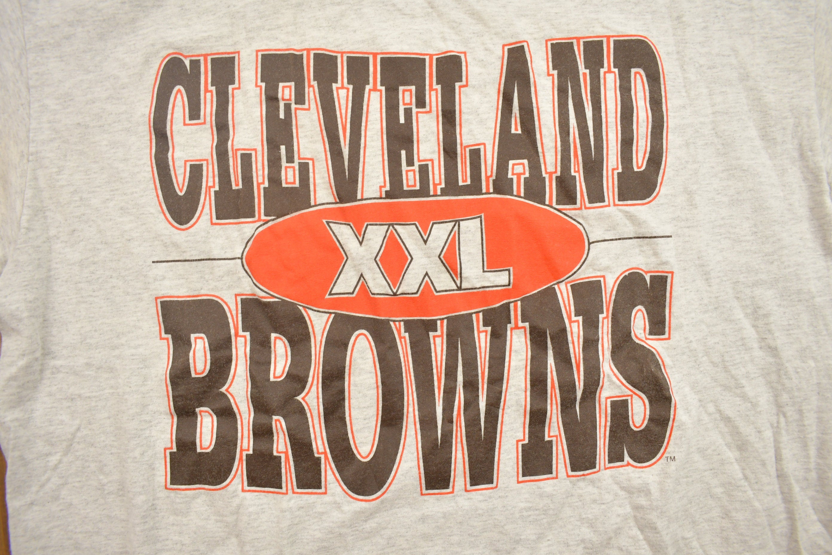 Vintage 1990s Cleveland Browns Champion NFL Graphic T-Shirt