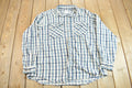 Vintage 1990s Carhartt Plaid Button Up Shirt