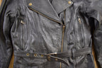 Vintage 1990s Leather Biker Jacket