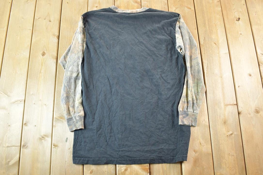 Vintage 1990s Realtree Camo Triple Deer Outdoorsman Crewneck Sweatshirt Mens L