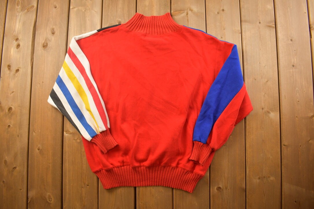Vintage 1990s Starting Point Abstract Crewneck Sweatshirt
