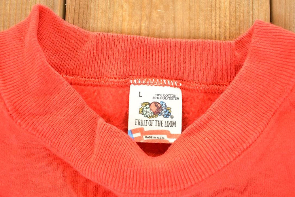 Vintage 1990s Bag Humbug Snow Font Christmas Crewneck Sweatshirt Men's M