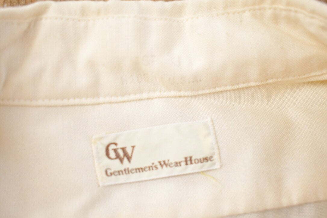 Vintage 1990s Gentlemens Wear House Blank Button Up Shirt