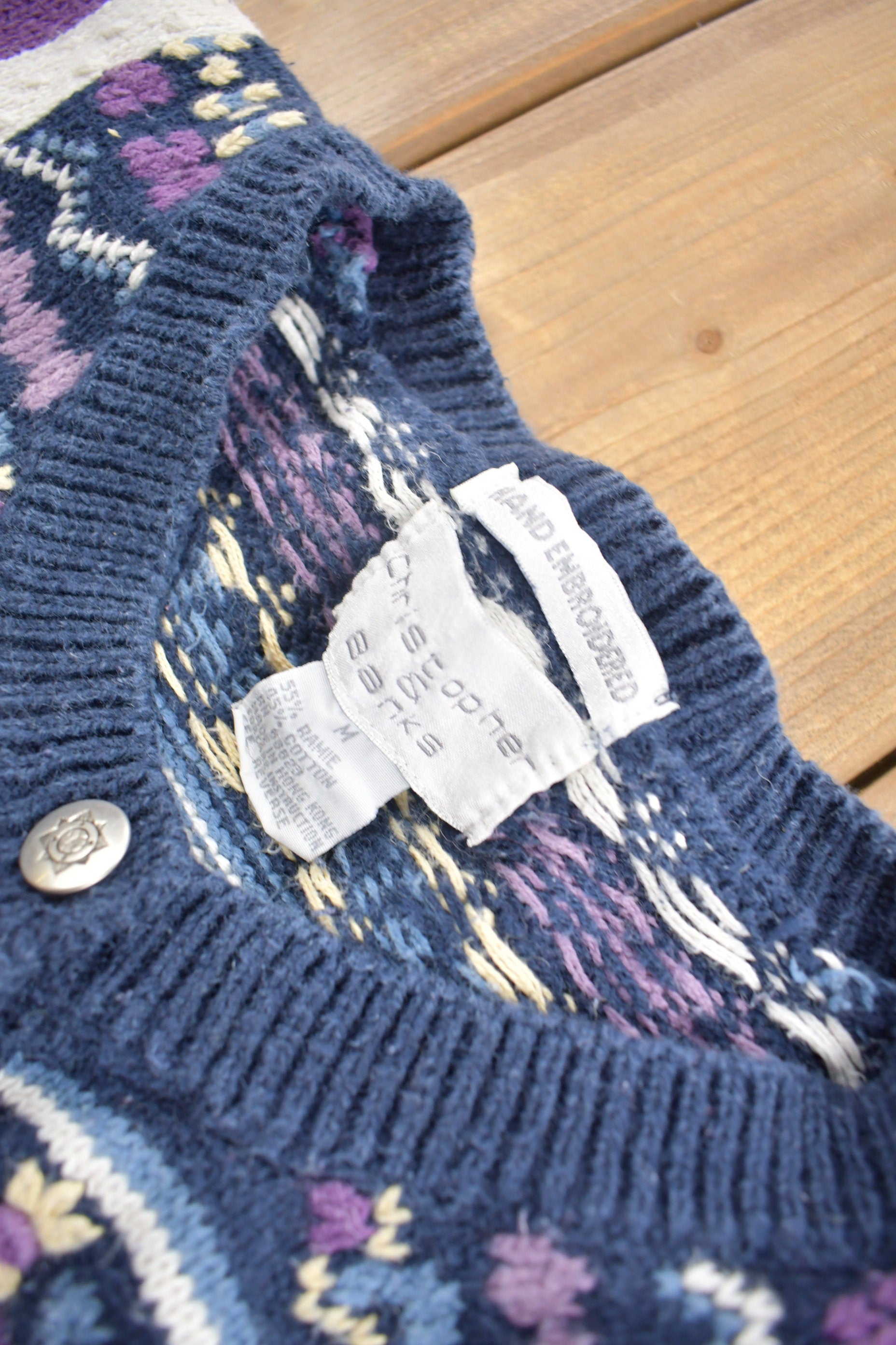 Vintage 1990s Christopher & Banks Knit Cardigan Sweater