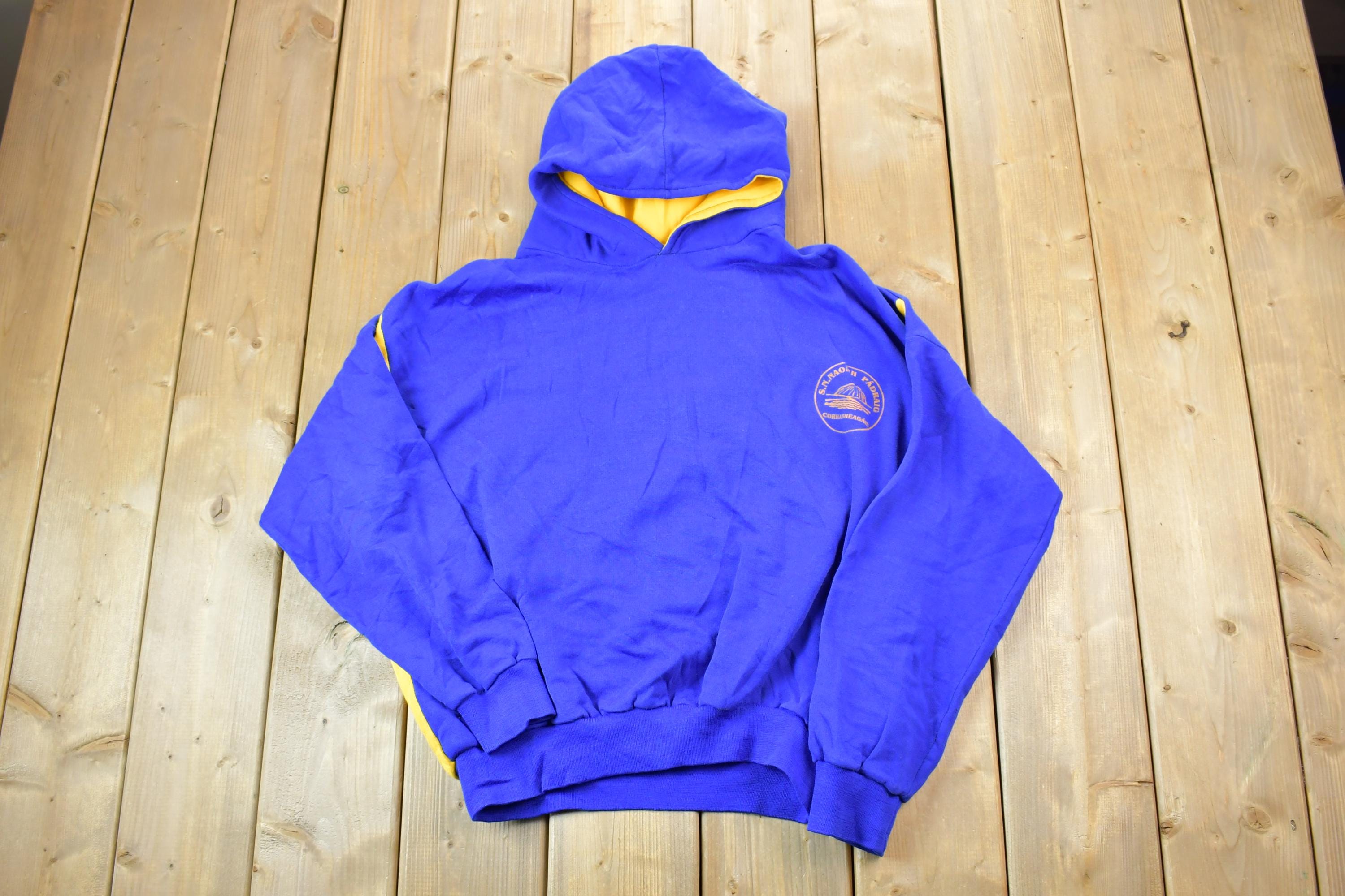 Vintage 1990s Padraig Nikos Sportsline Graphic Hoodie