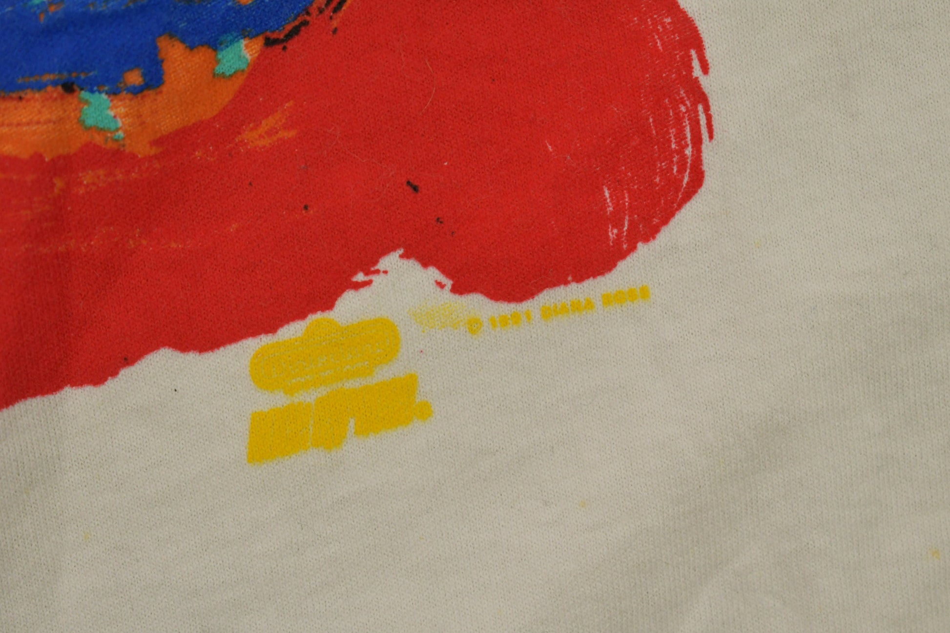 Vintage 1991 Diana Ross The Force Behind the Power Band T-shirt