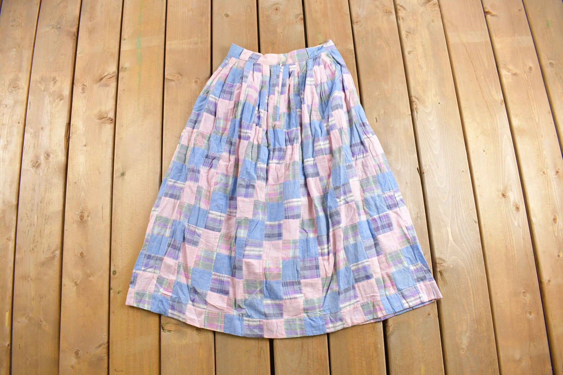 True Vintage 1990s Eddie Bauer Patchwork Skirt