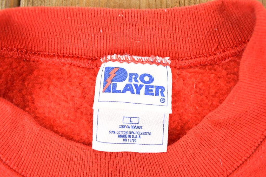 Vintage 1990s Kansas City Chiefs Pro Player NFL Crewneck Sweatshirt Mens L