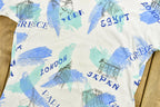 Vintage 1990s Major Cities All Over Print Tourist T-Shirt