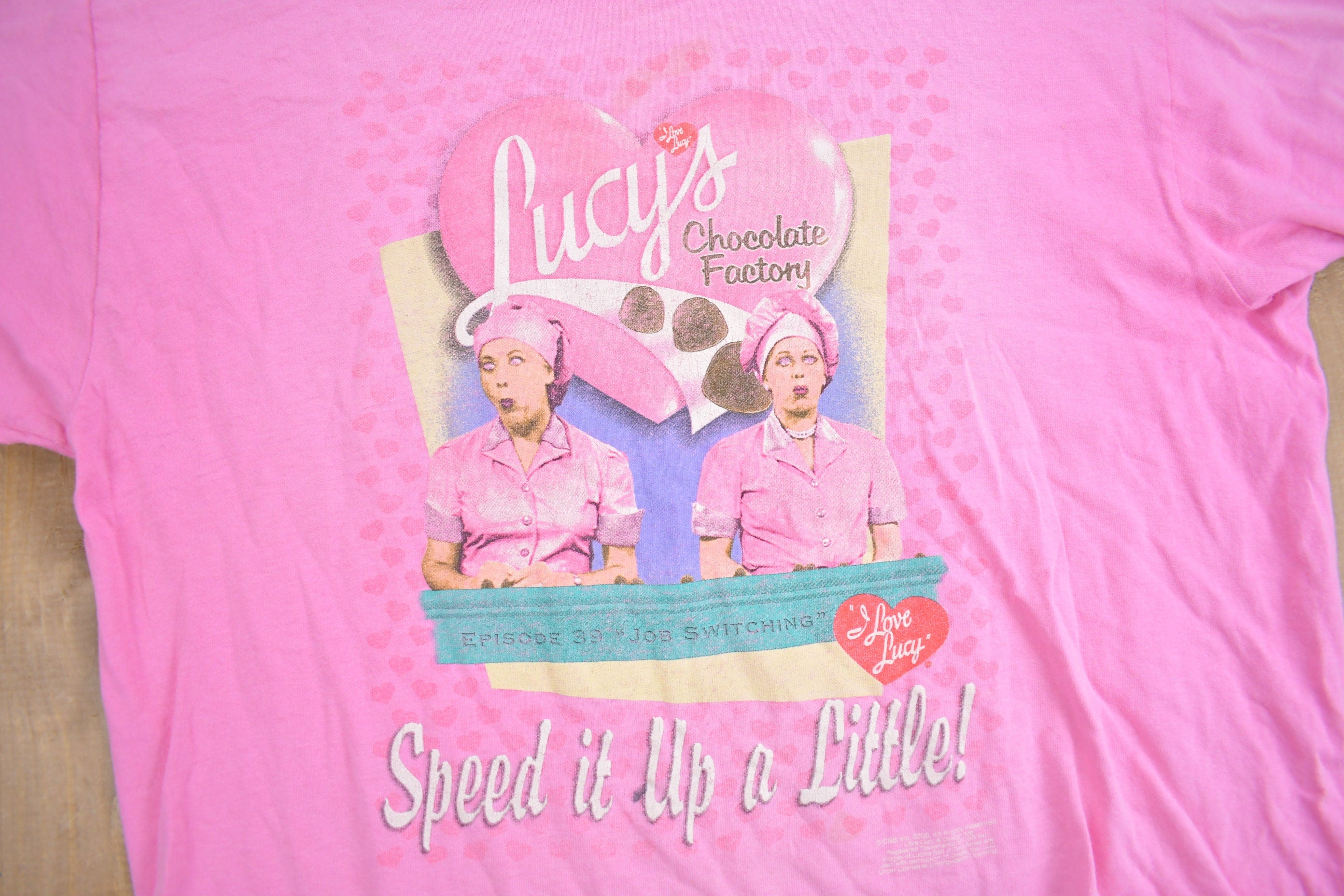 Vintage 1990s I Love Lucy Graphic T Shirt