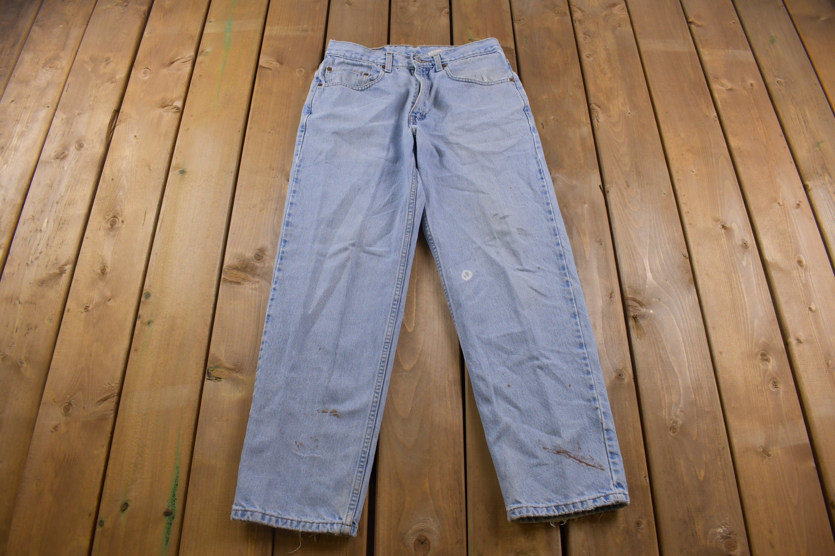 Vintage 1990s Levi's 550 Red Tab Jeans Size 30 x 29