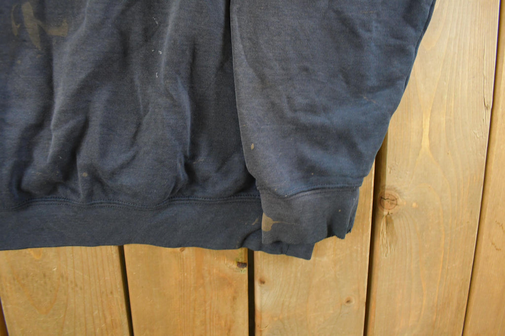 Vintage 1990s Distressed Carhartt Crewneck Sweatshirt Men's 2XL