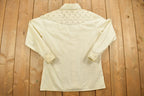 Vintage 1970s Quilted Wrangler Snap Button Shirt
