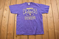 Vintage 1990s Minnesota Vikings NFL Graphic T-Shirt
