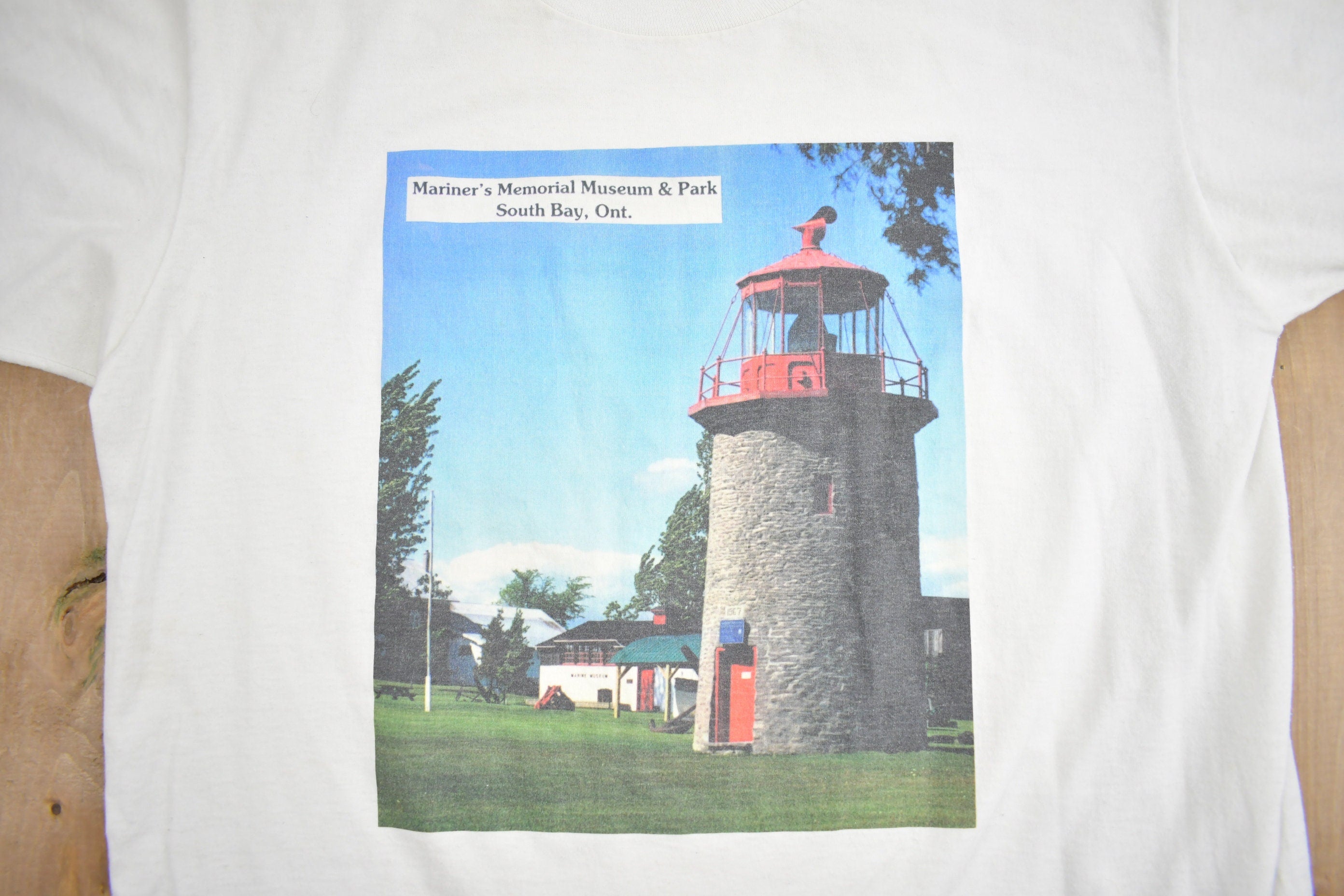 Vintage 1990s Mariner's Memorial Museum & Park Graphic T Shirt