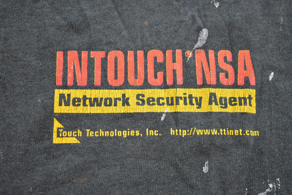 Vintage 2000s Security Agent Graphic T-Shirt