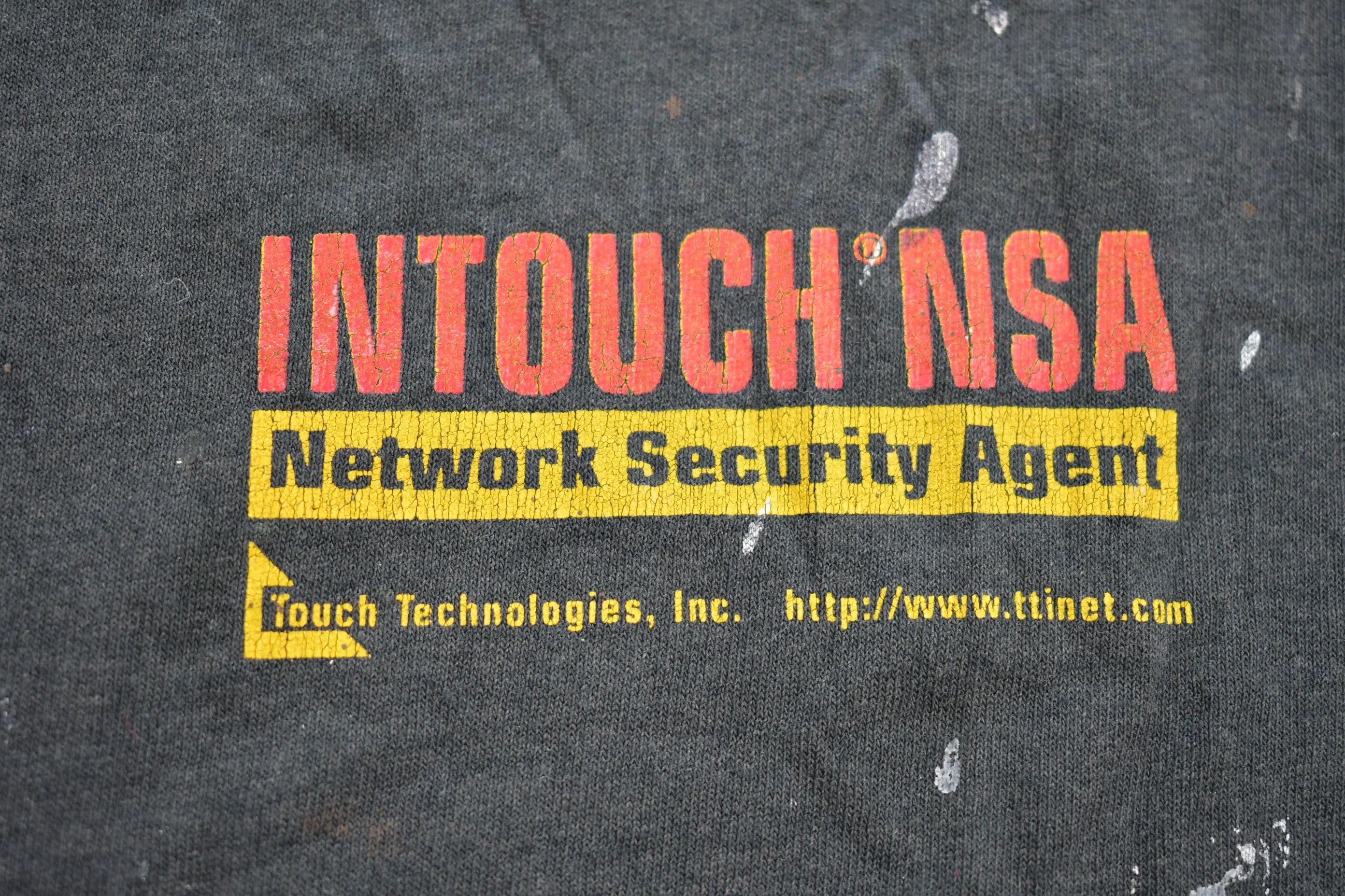 Vintage 2000s Security Agent Graphic T-Shirt