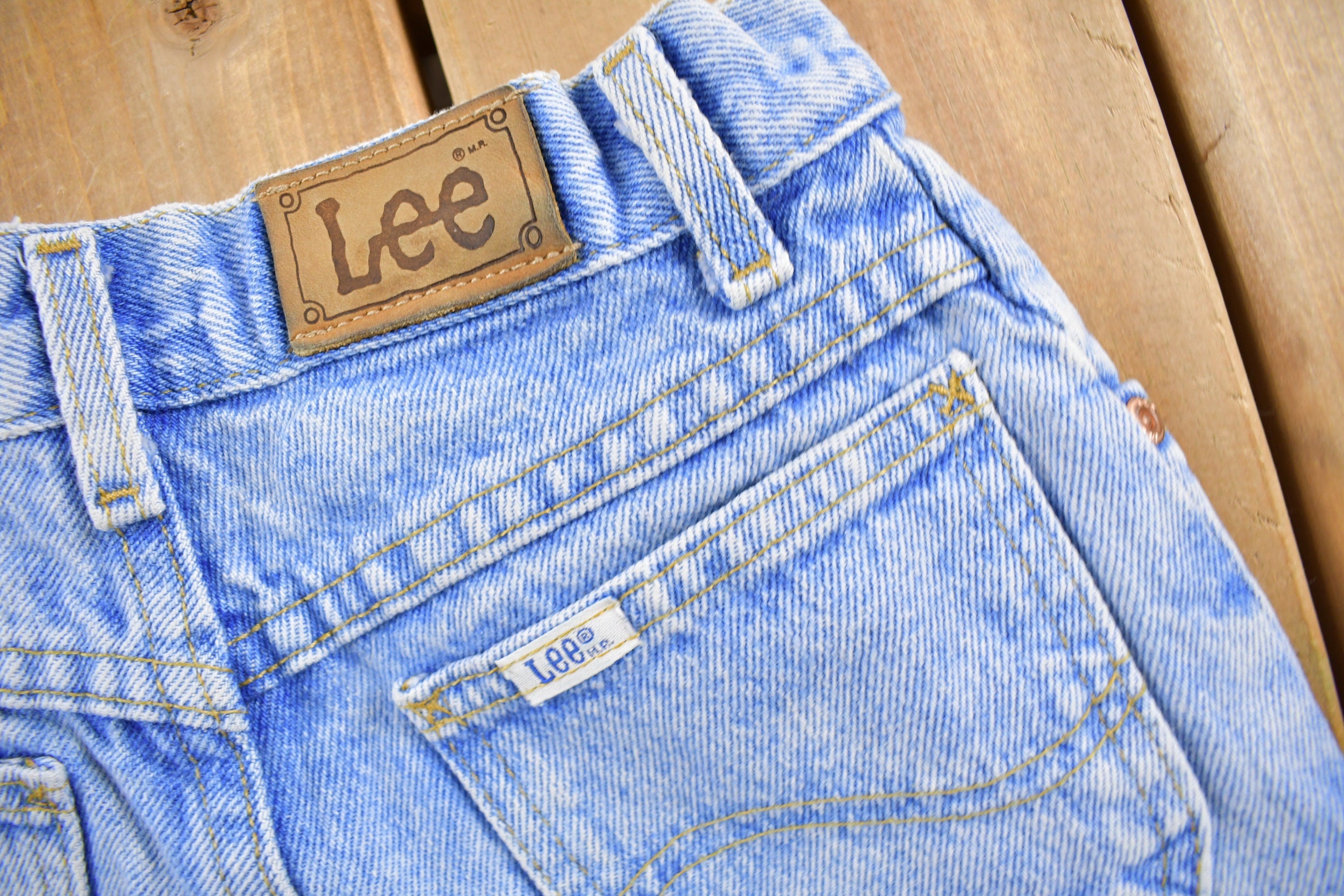 Vintage 1990s Lee Denim Slim Jeans Size 23 x 26
