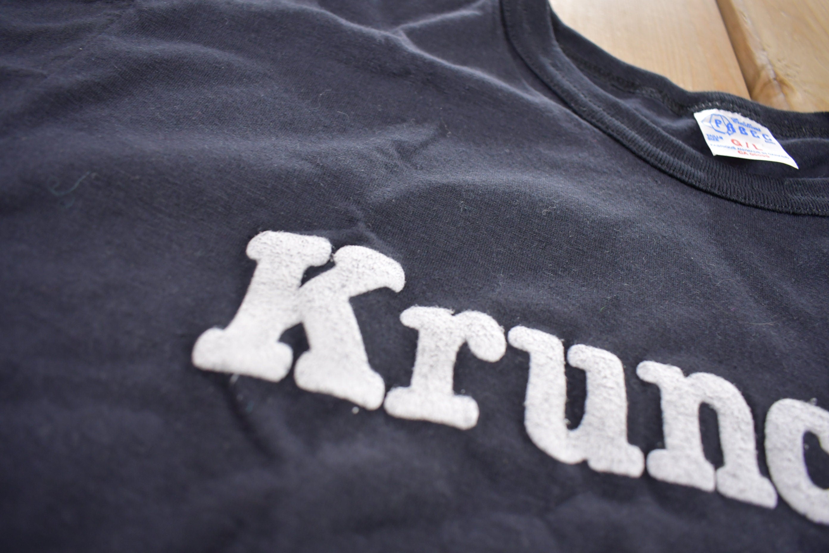 Vintage 1980s Krunchers Puff Print T Shirt