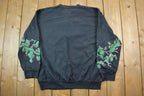 Vintage 1990s Cute Birdhouse Holiday Crewneck Sweater