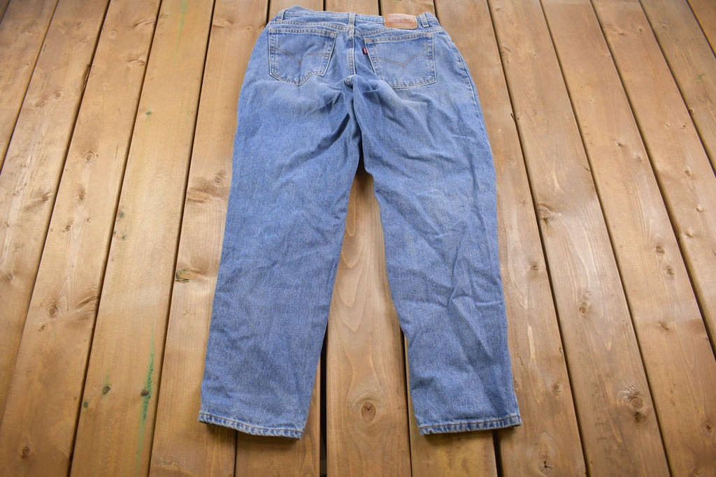 Vintage 1990s Levi's 550 Red Tab Jeans Size 31 x 30 / 90s Denim / Streetwear Fashion / Vintage Denim / Blue Jeans / Vintage Levi's