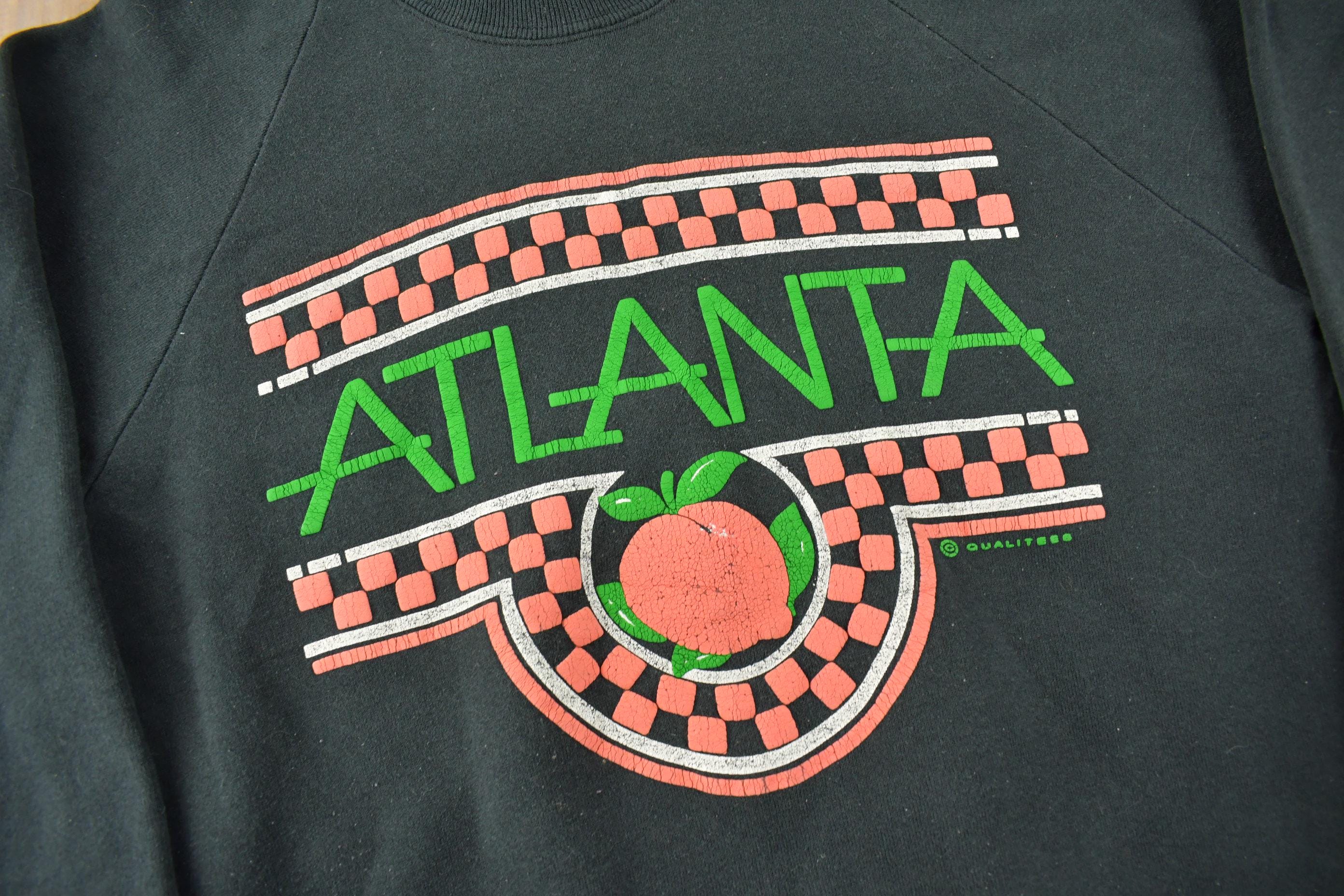 Vintage 1990s Atlanta Peach Crewneck Sweatshirt