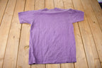 Vintage 1990s Sudbury Wolves Theme Single Stitch Graphic T-Shirt Made In Canada