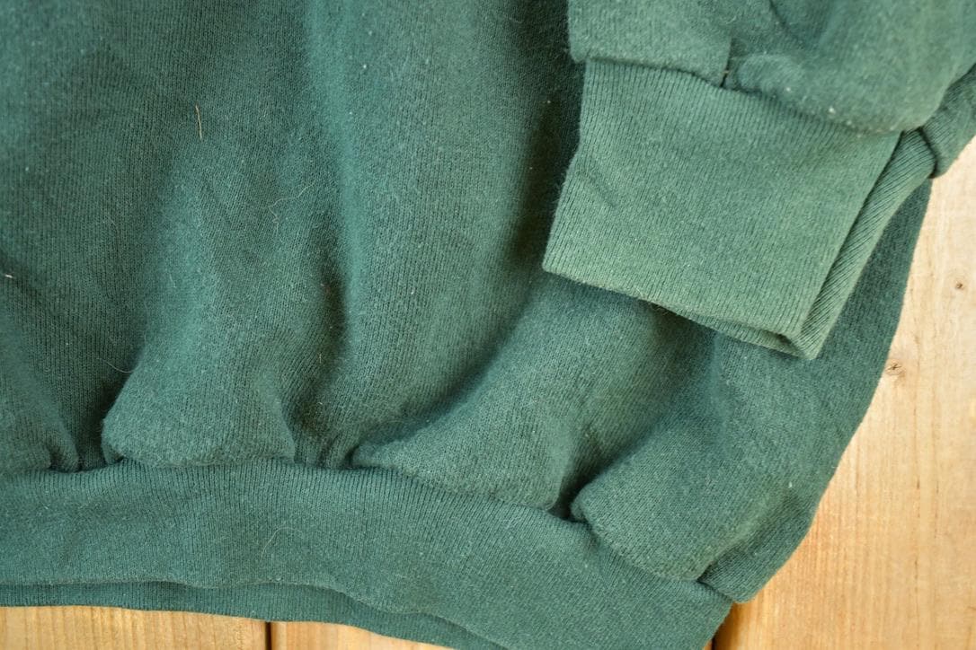 Vintage 1990s FOTL Blank Souvenir Olive Crewneck Sweatshirt Made In USA