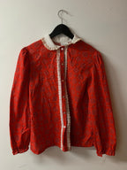 Vintage 1980s Women's Button Up Shirt