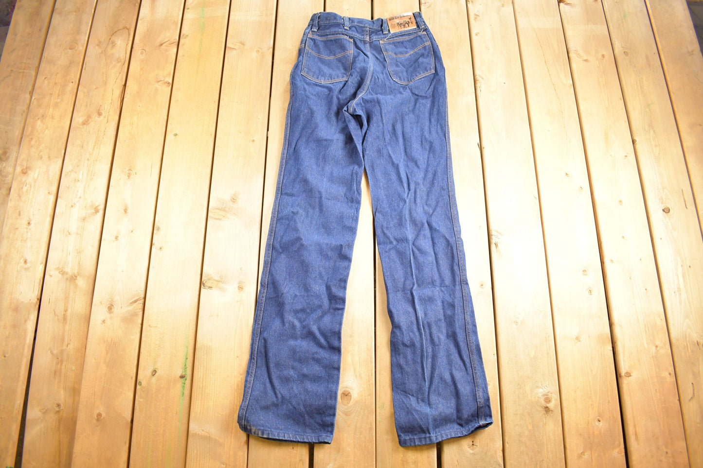 Vintage 1960s Sheplers Jeans Size 27 x 34 / Dark Wash / Made in USA / American Vintage / Streetwear Fashion / Vintage Pants / Raw Denim