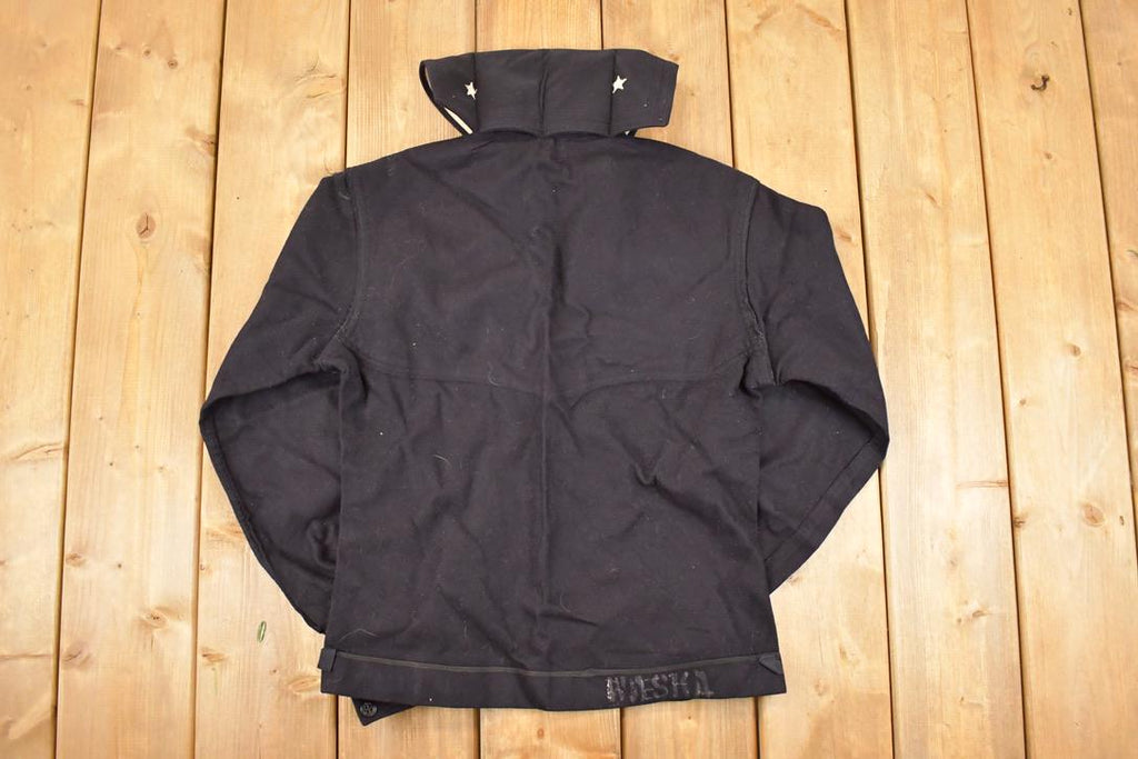 Vintage 1940s Navy Sweatshirt Mens S /