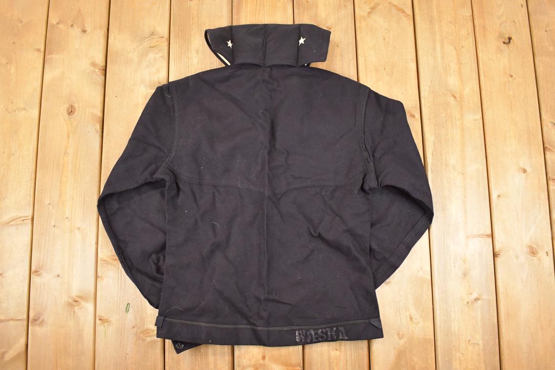 Vintage 1940s Navy Sweatshirt Mens S /